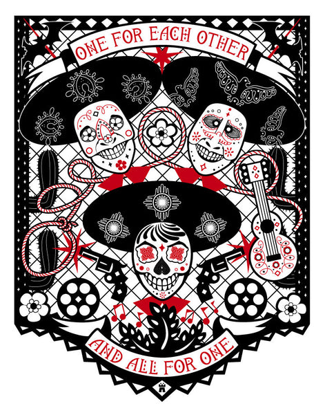 castlepop "Amigos Forever" Print