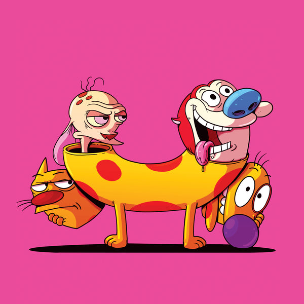 Alex Solis "CatDog Unmasked" Print