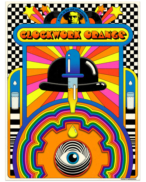 NateMoonLife "A Clockwork Orange" Print