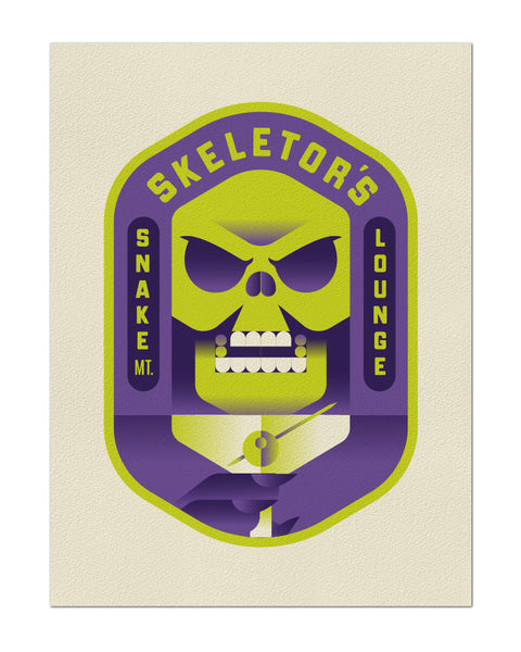 Clark Orr "Skeletor's Snake Mt. Lounge" Print