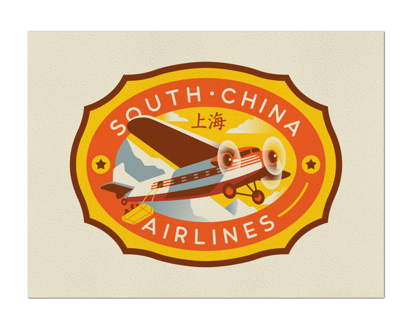 Clark Orr "South China Airlines" Print