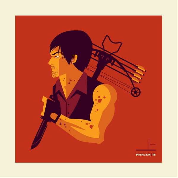 Tom Whalen "crossbow'd" Print