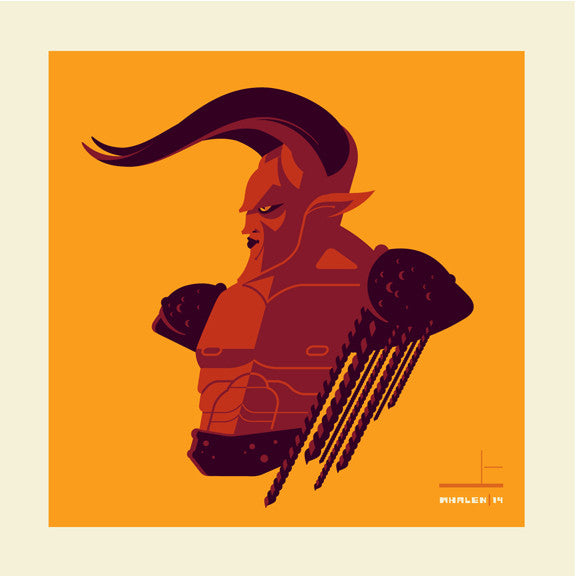 Tom Whalen “darken'd” Print