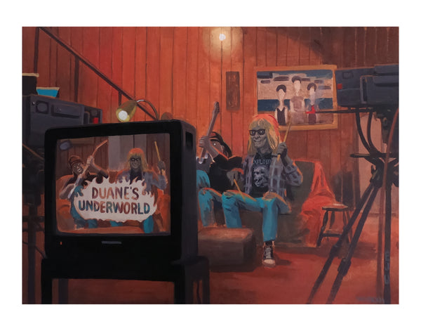 Edward Justin Wright "Duane's Underworld" Print