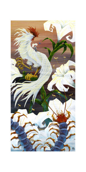 Martin Hsu "The Audacious Rooster" Print