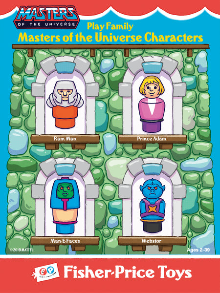 Joey Ellis "Play Family Characters Series 1" Print