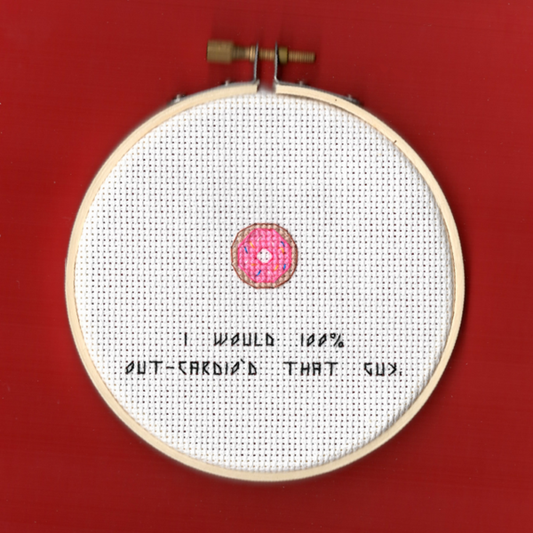 Oh Sew Nerdy "I would 100% out-cardio'd that guy."