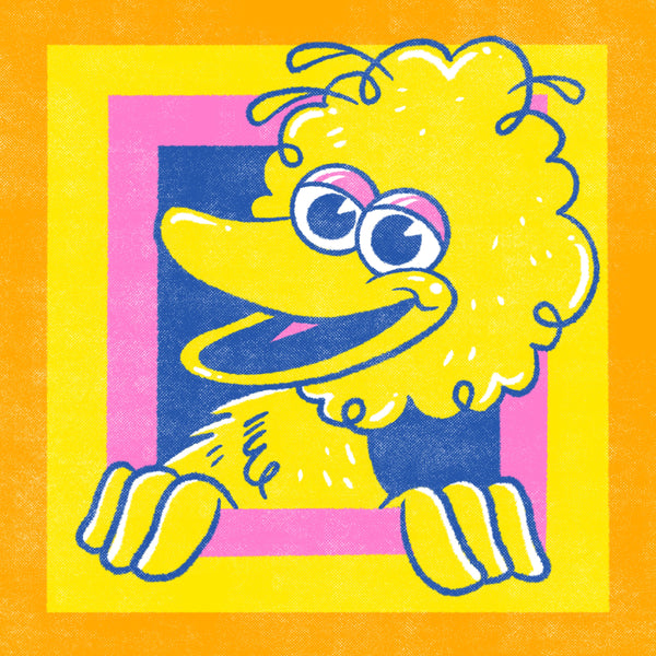 Kate Dykstra "Big Bird" print