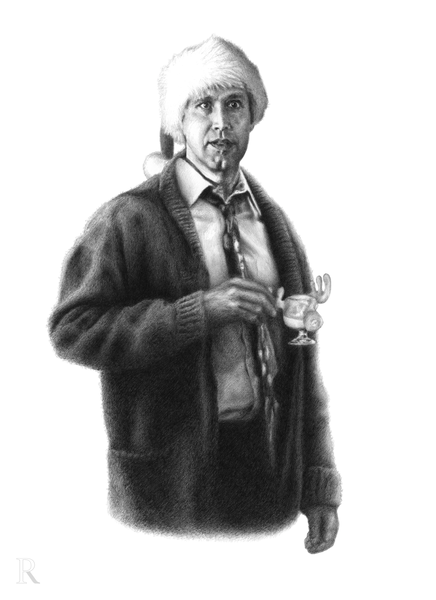 Ryan Prestridge “Drinks with Friends: Clark” Print