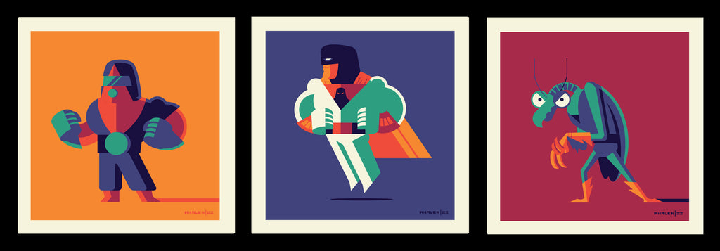 Tom Whalen "I saw a yard gnome once. It didn't scare me!" Print Set