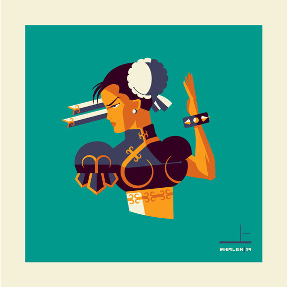 Tom Whalen “lightning kick'd” Print
