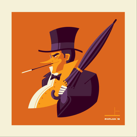 Tom Whalen "monocl'd" Print