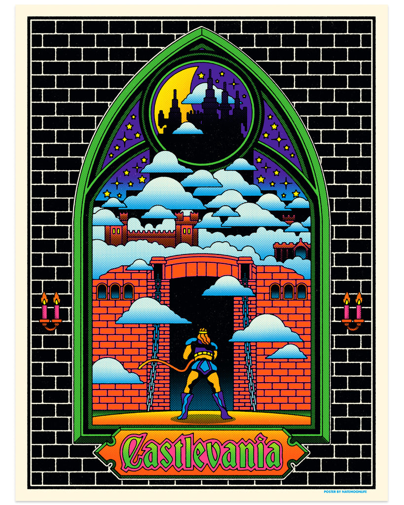 Nate Gonzalez / Moon Life "Dracula's Curse" Print