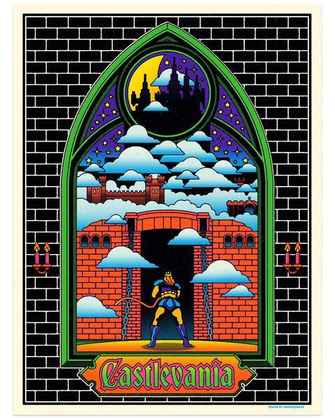 Nate Gonzalez / Moon Life "Dracula's Curse" Framed Print