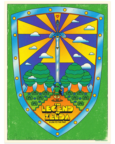 Nate Gonzalez / Moon Life "A Link to the Past" Framed Print