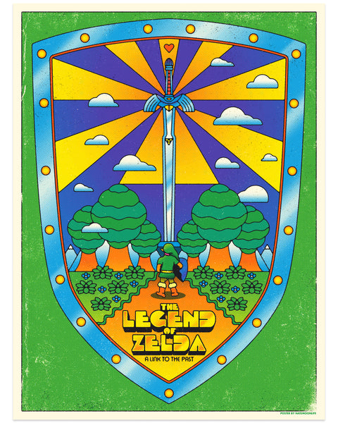 Nate Gonzalez / Moon Life "A Link to the Past" Print