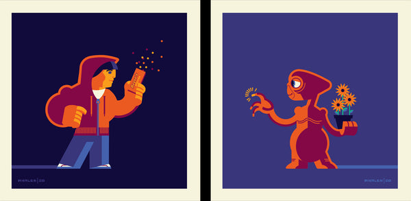 Tom Whalen "Phone home." Print Set
