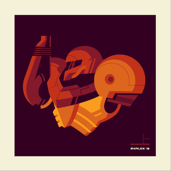 Tom Whalen "powersuit'd" Print