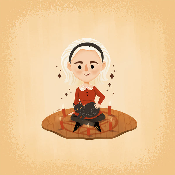Amanda Conrad "Praise Satan!" Print