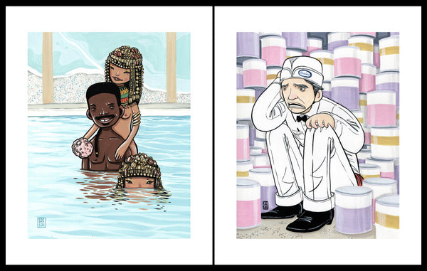 Sarah 'Sae' Soh "Cult Comedian Duo" Print Set
