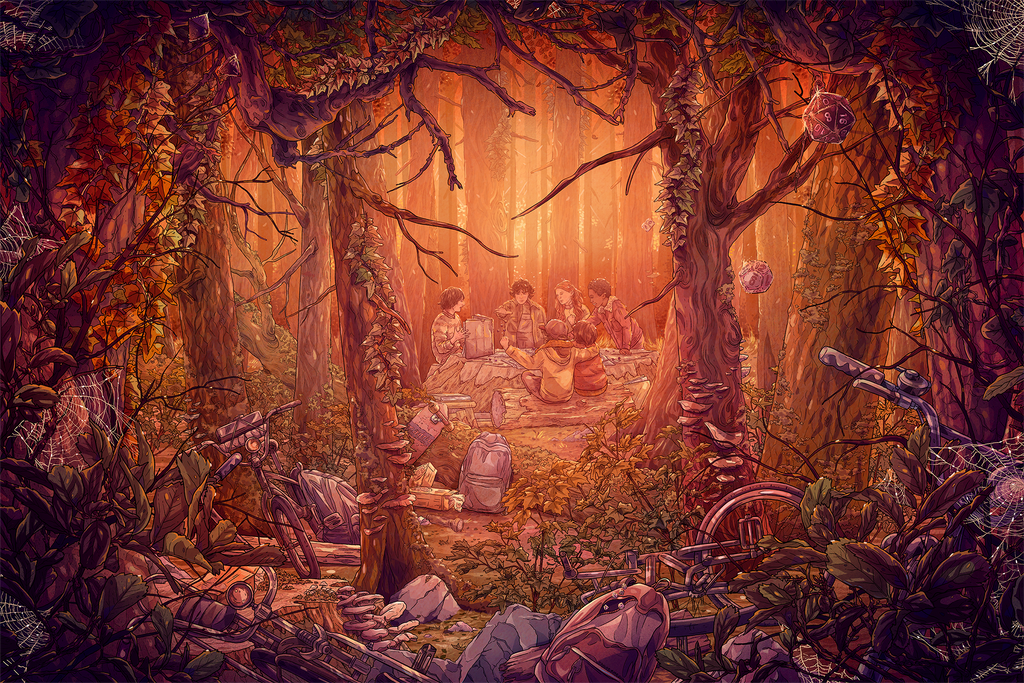 Taylor Rose "Stranger D&D Things" Print