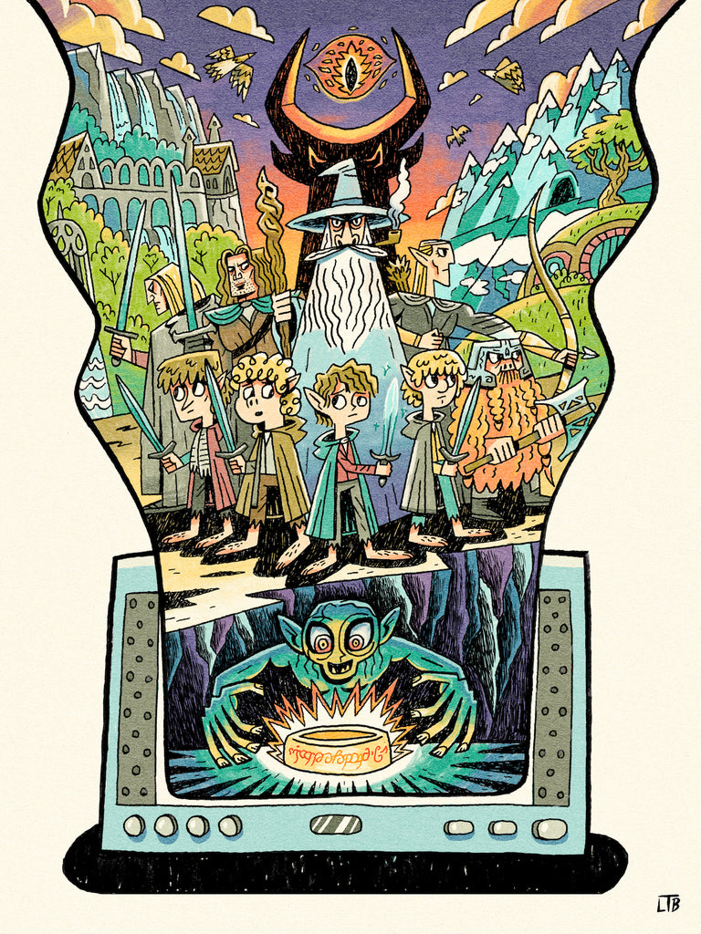 Luke T. Benson "The Fellowship of the Ring" Print