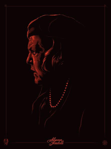 Jeff Boyes “Mama Fratelli - Red” Print