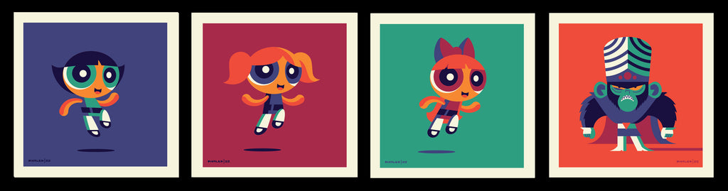 Tom Whalen "Who you calling cute?" Print Set