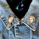Miranda Dressler "Mulder and Scully" enamel pins