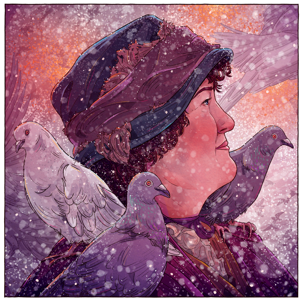 Taylor Rose "Pigeon Lady" Print