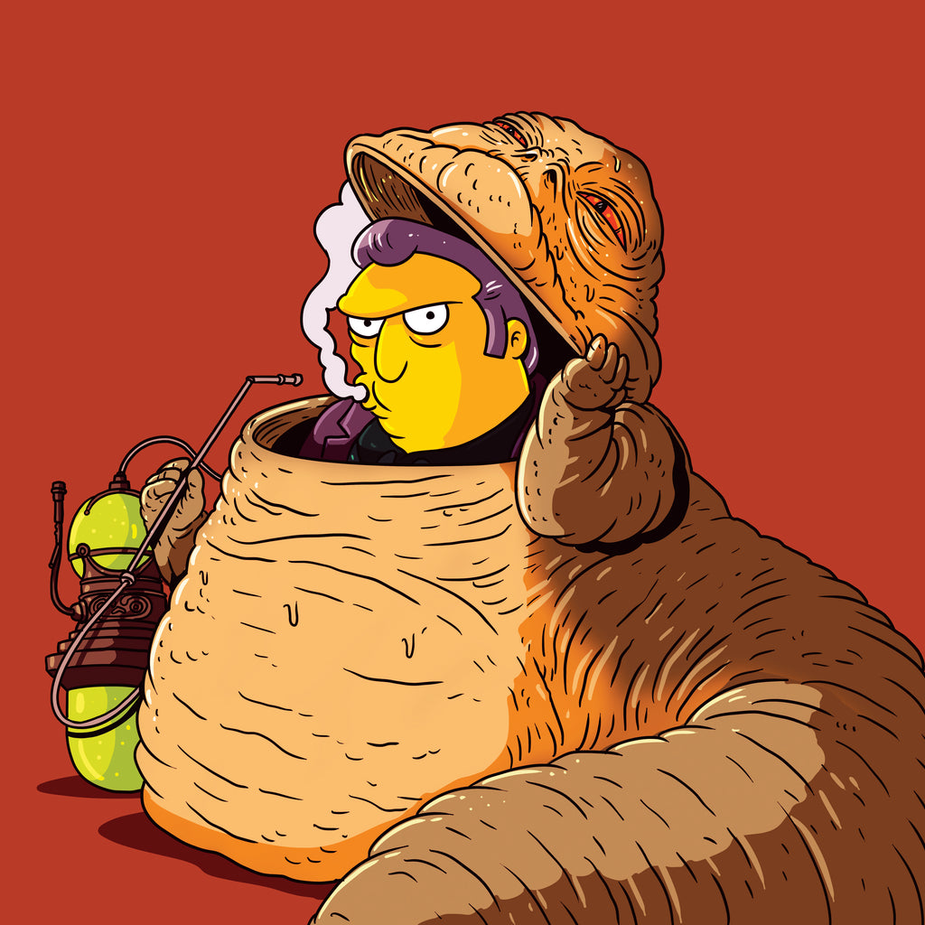 Alex Solis "Jabba the Hutt Unmasked" Print