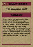 Cuyler Smith "177 & 178 -  Timmy and Tommy Timmons" Trading Card Set