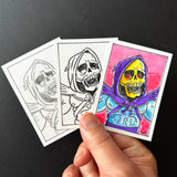 John D-C "1980s Super Villain Sketch Cards - Skeletor"