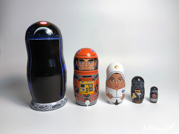 Andy Strattmiller "2001: A Space Odyssey Nesting Dolls"