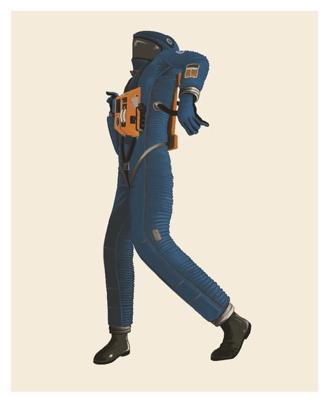 Blake Smisko "Astronaut In The Void Blue" Prints