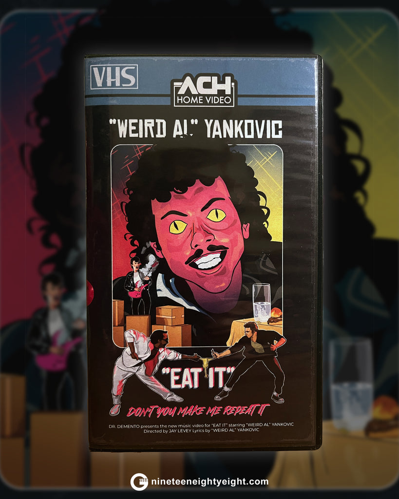 Adam Harris "Eat It" VHS case