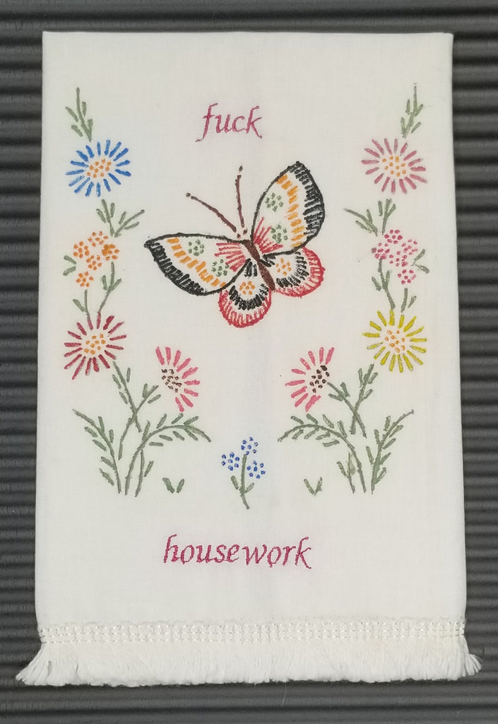 Kari Kilcullen for Sew Inappropiate "Fuck Housework"