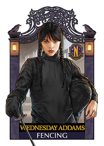 Cuyler Smith “280- Wednesday Addams” Trading Card