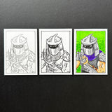 John D-C "1980s Super Villain Sketch Cards - Shredder"