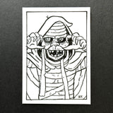 John D-C "1980s Super Villain Sketch Cards - Mumm-Ra"