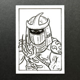 John D-C "1980s Super Villain Sketch Cards - Shredder"