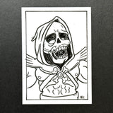 John D-C "1980s Super Villain Sketch Cards - Skeletor"