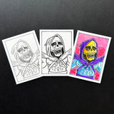 John D-C "1980s Super Villain Sketch Cards - Skeletor"