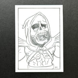 John D-C "1980s Super Villain Sketch Cards - Skeletor"