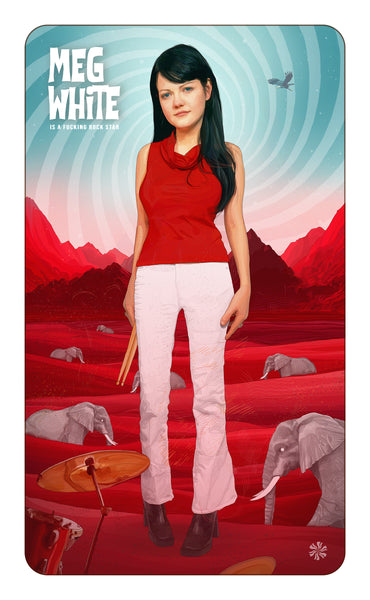 Tony Rodriguez "Meg White" Print