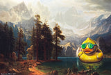 Seamus Liam O'Brien + Albert Bierstadt "Sierra Nevada 1 (with rubber duck)"