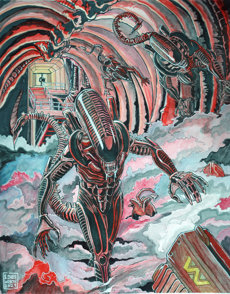 Steve Chesworth "Xenomorph Attack"