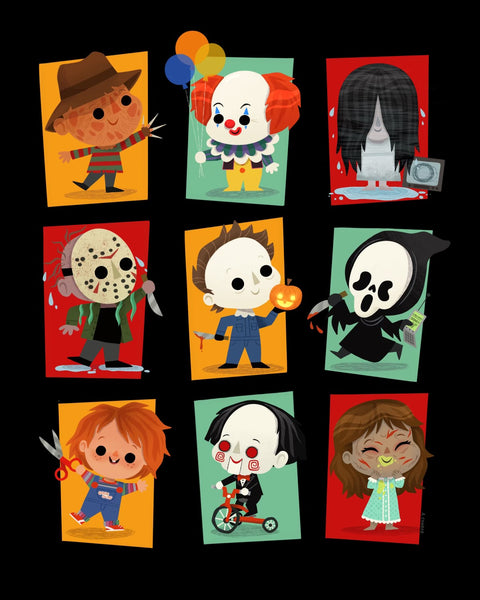 Amanda Conrad "Horror Icons" print