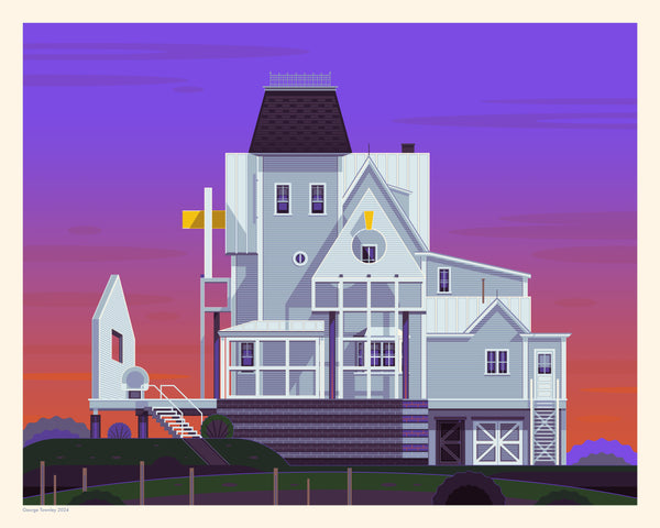 George Townley "Beetlejuice House" Print