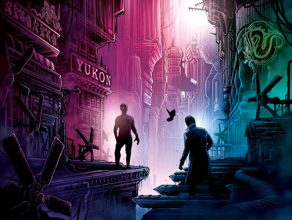 Dan Mumford "All those moments will be lost in time.' Redux" print